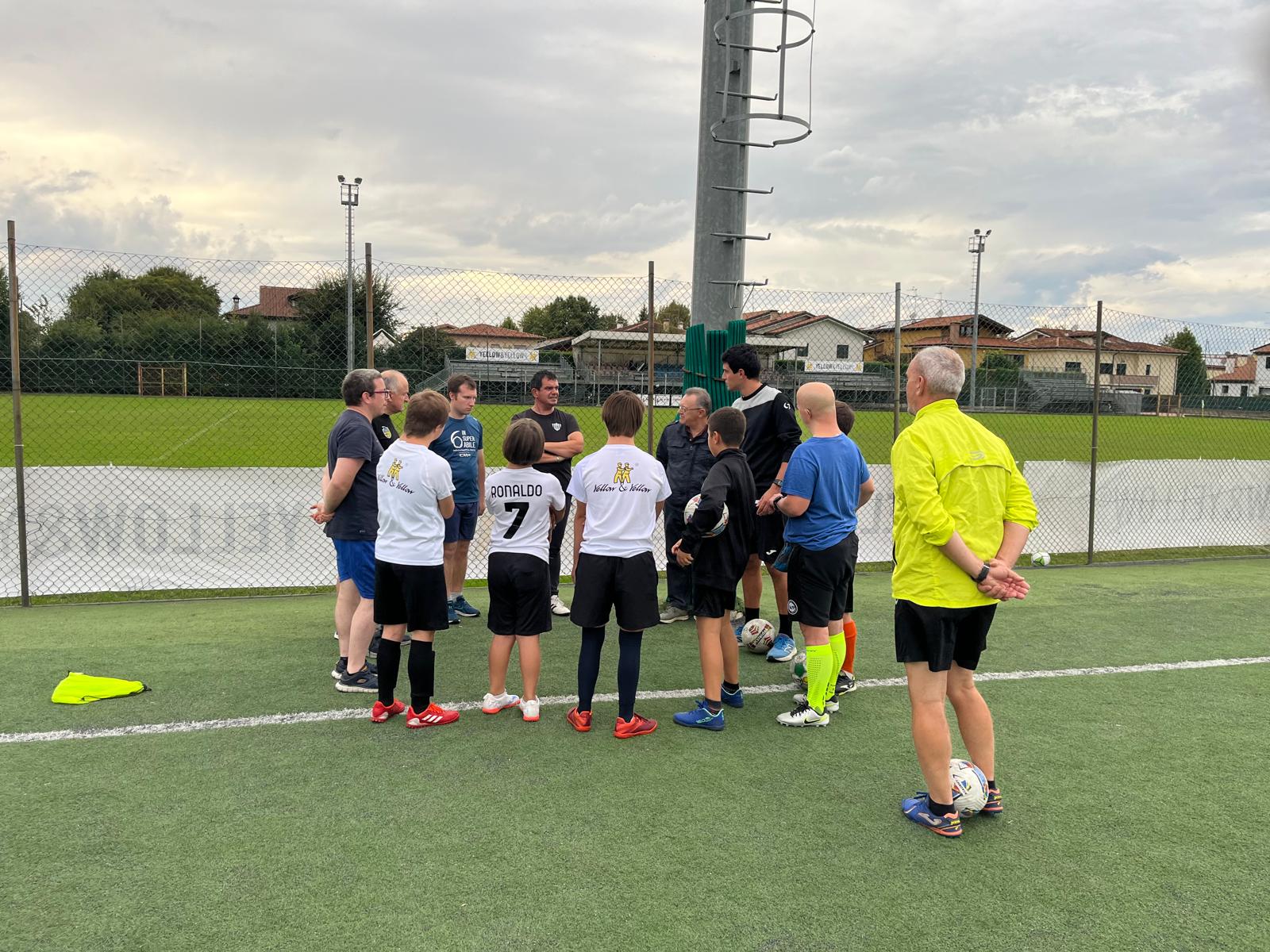 Primo allenamento del progetto Ability Vigontina Primo allenamento del progetto Ability Vigontina